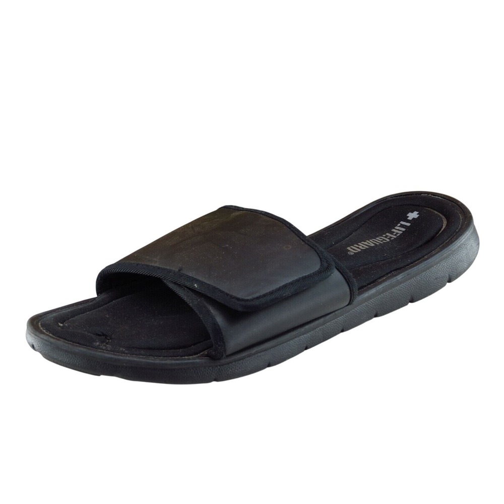 Lifeguard Size 12-13‎ M Black Slide Synthetic Men Shoes
